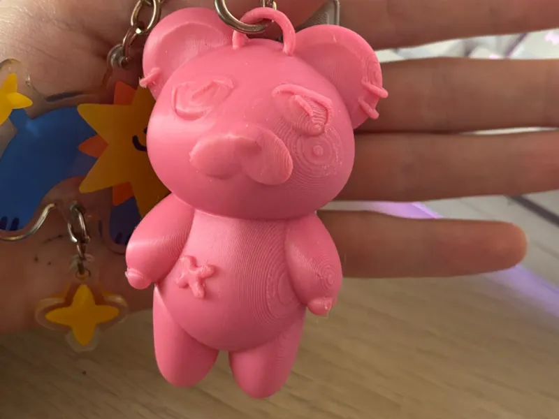 Chubby bear charm / Keychain / Necklace / Backpack