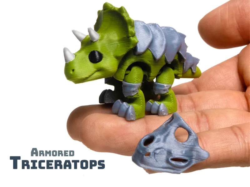 Armored Ticeratops Articulated