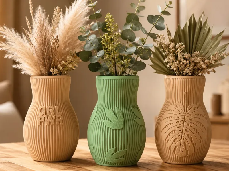 Vasen Kollektion- Girl Power, Monstera, DinoSpuren