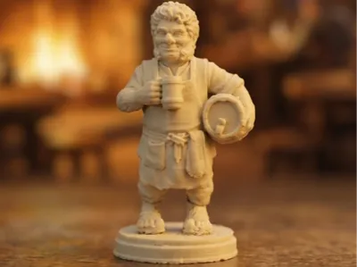 Halfelin Innkeeper Figure