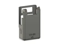 Flat Back UV5R Standard Battery Holster - A1 Mini