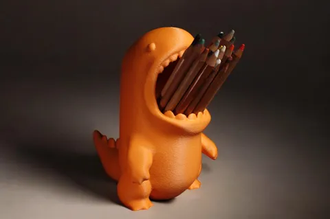 Cute Dinosaur T-REX Pencil Holder view 3