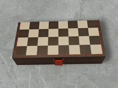 Chess Board in compact box board
