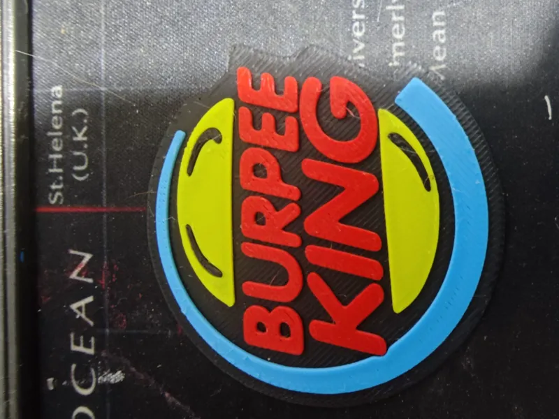 PARCHE BURPEE KING