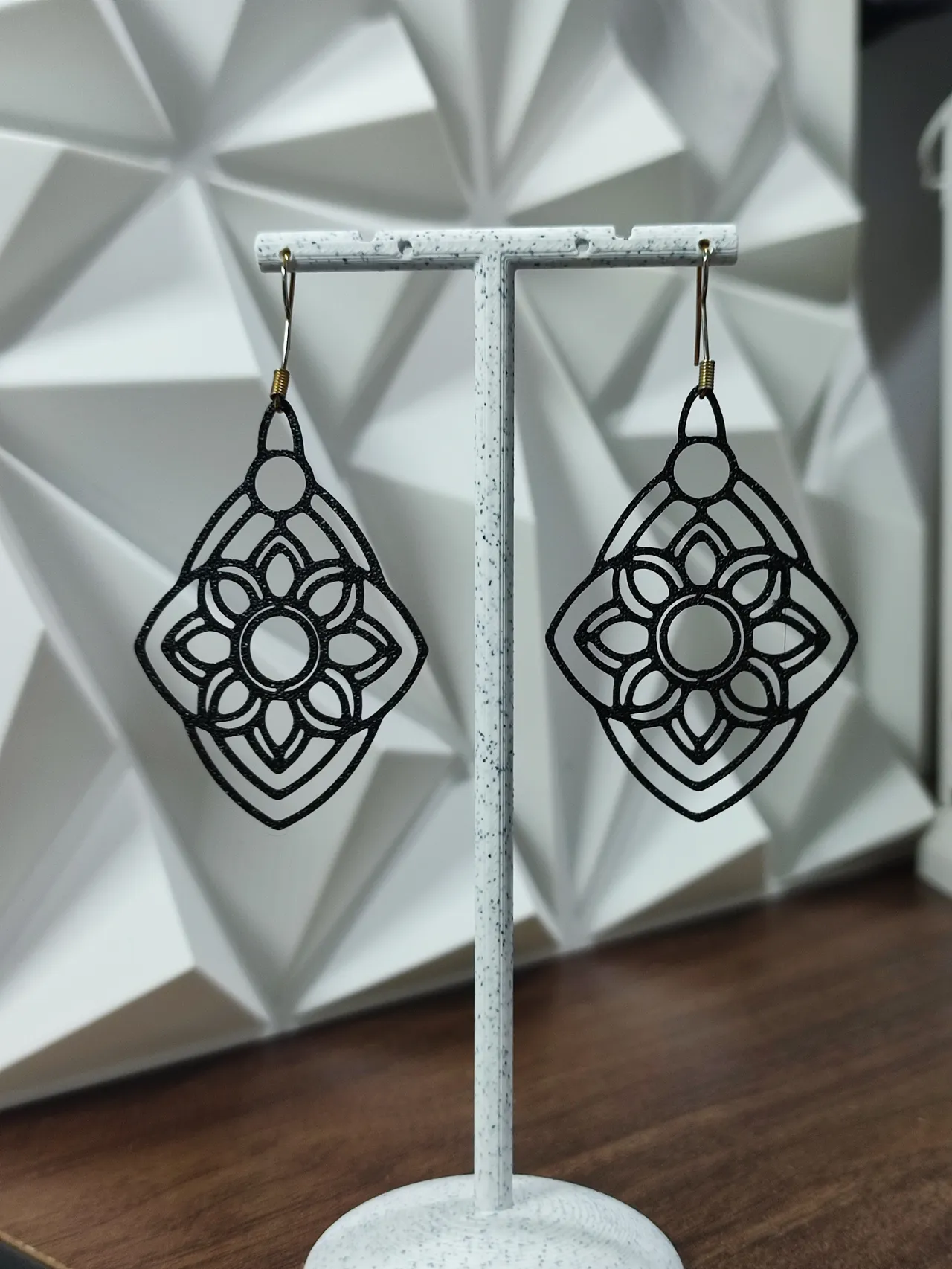 Aretes Dalia Pétalo de Sombra view 2