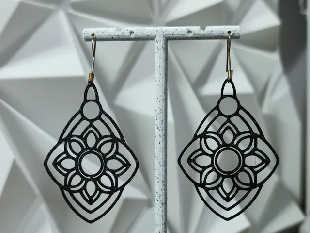 Aretes Dalia Pétalo de Sombra