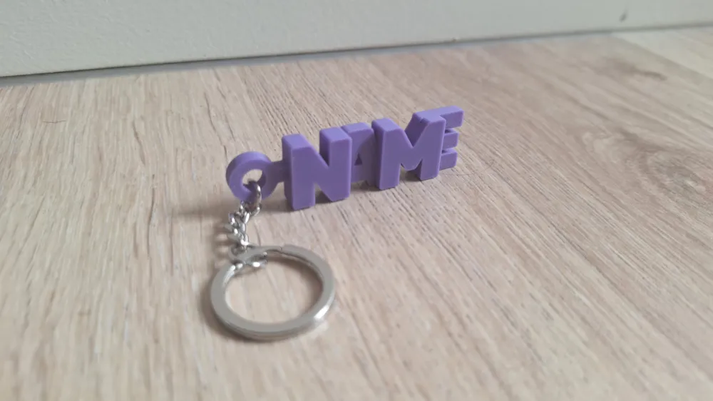 3D NAME Keychain [Generator] - Free 3D Print Model - MakerWorld