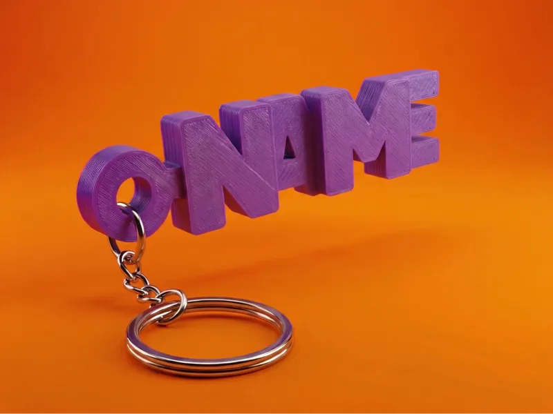 3D NAME Keychain [Generator]