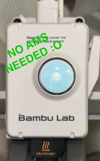 Polymaker extruder cap (No ams needed)