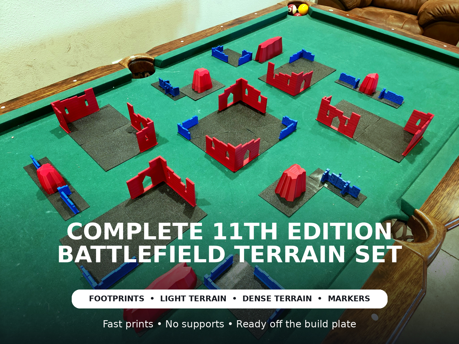 11th Edition Complete Battlefield Terrain Set - 1