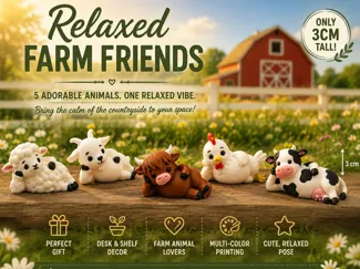 Cute Relaxing Farm Animals Collection