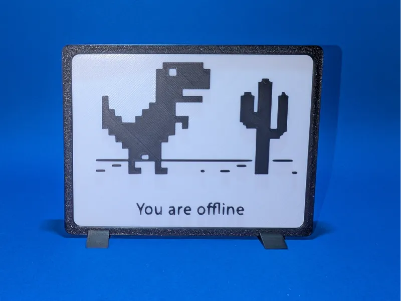 you are offline wall art