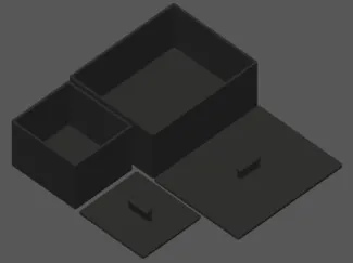 Wattestäbchen- / Wattepad-Boxen