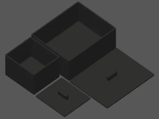 Wattestäbchen- / Wattepad-Boxen