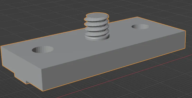 Webcam Mount with 1/4 Inch for 2020 Profile