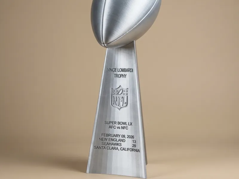 Seattle Seahawks / Super Bowl LX Champion Trophy