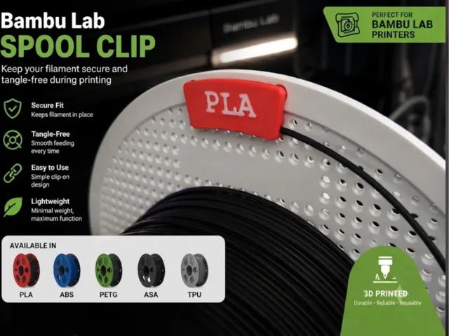 FILAMENT SPOOL CLIP