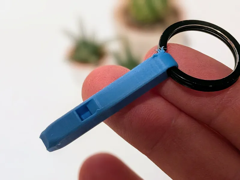 Micro Whistle Keychain