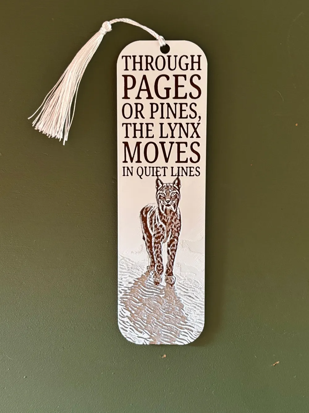 Lynx Rising Bookmark Lynx bookmark by LakesideLounge MakerWorld: Download Free 3D Models