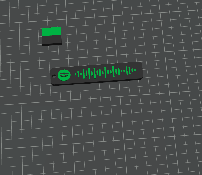 Miniatura 3 do modelo 3D Portachiavi spotify code