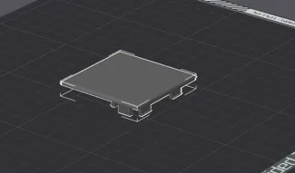 Bambu X1C/P1P Poop Cover Flat (No Logo)