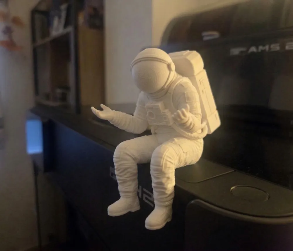 Astro-Shrug: The Perplexed Astronaut - Free 3D Print Model