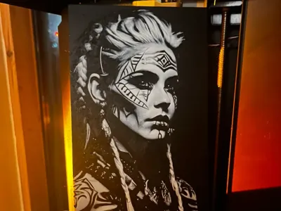 Viking 2D Art -HueForge