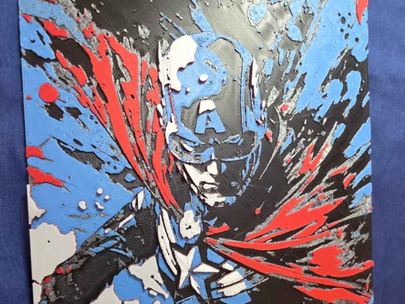 Captain America Hueforge - Sentinel of Liberty