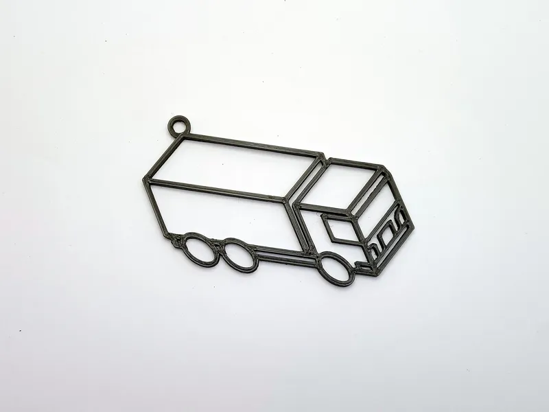 Truck - isometric keychain