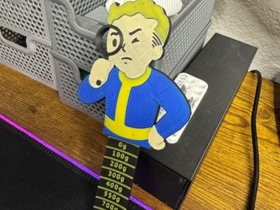 VAULT-BOY filament measuring stick
