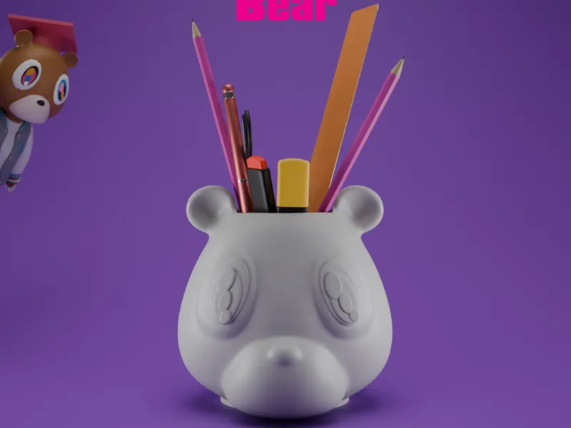 Kanye West Graduation Bear penholder