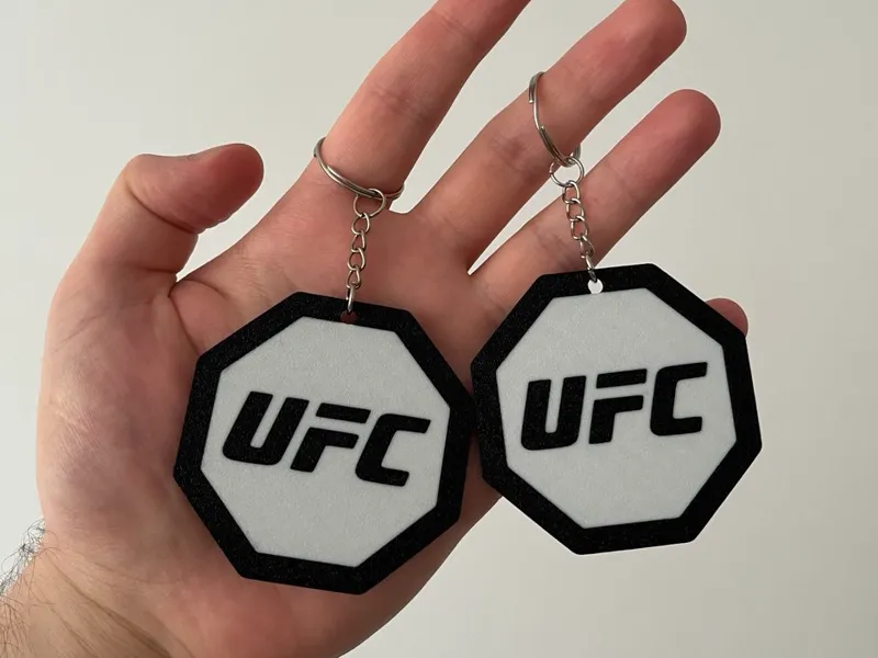 UFC logo keychain