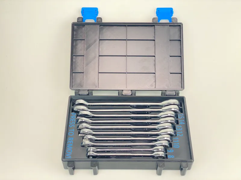 8-17mm Ratchet Spanner Case Wrench Organizer