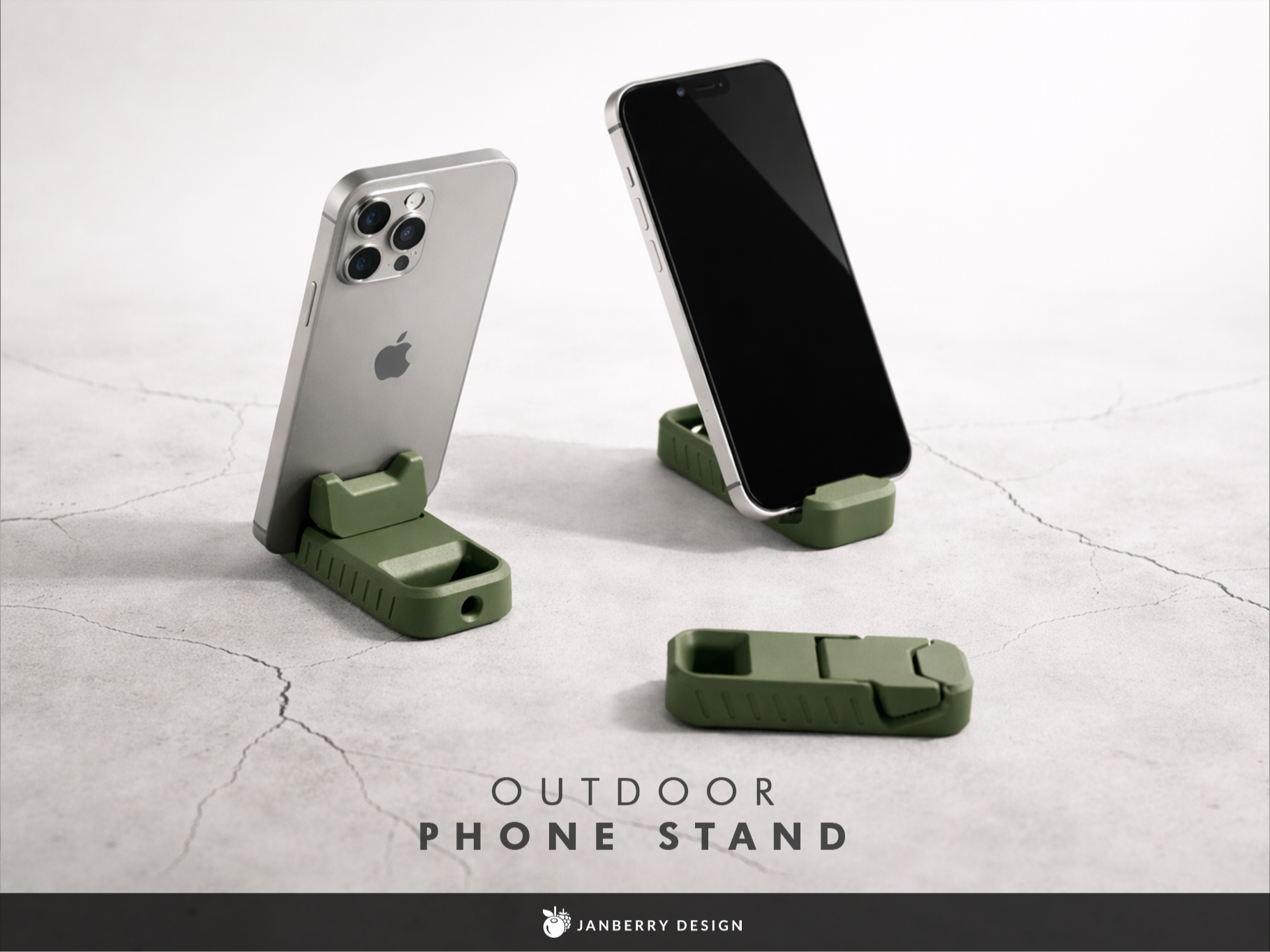 Outdoor Phone Stand - Compact and Durable