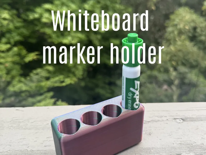 Whiteboard marker holder