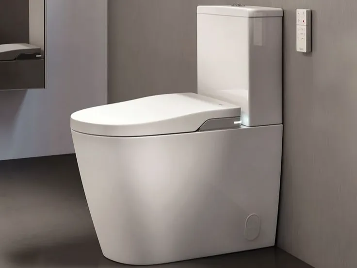 Inodoro blanco moderno