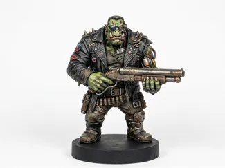 Ork with Shotgun - Terminator Style