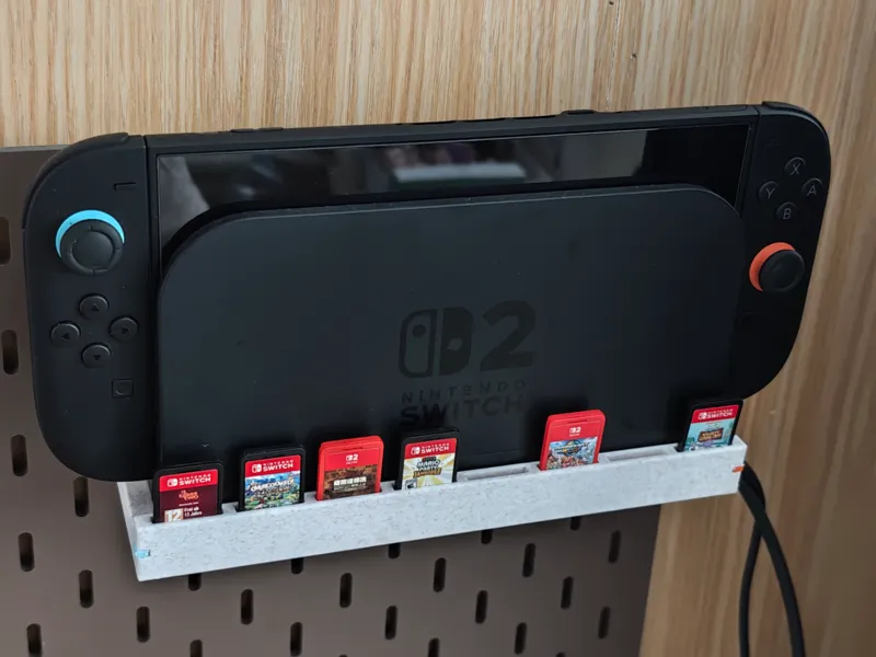 switch2 整机挂架底座宜家洞洞板挂架任天堂