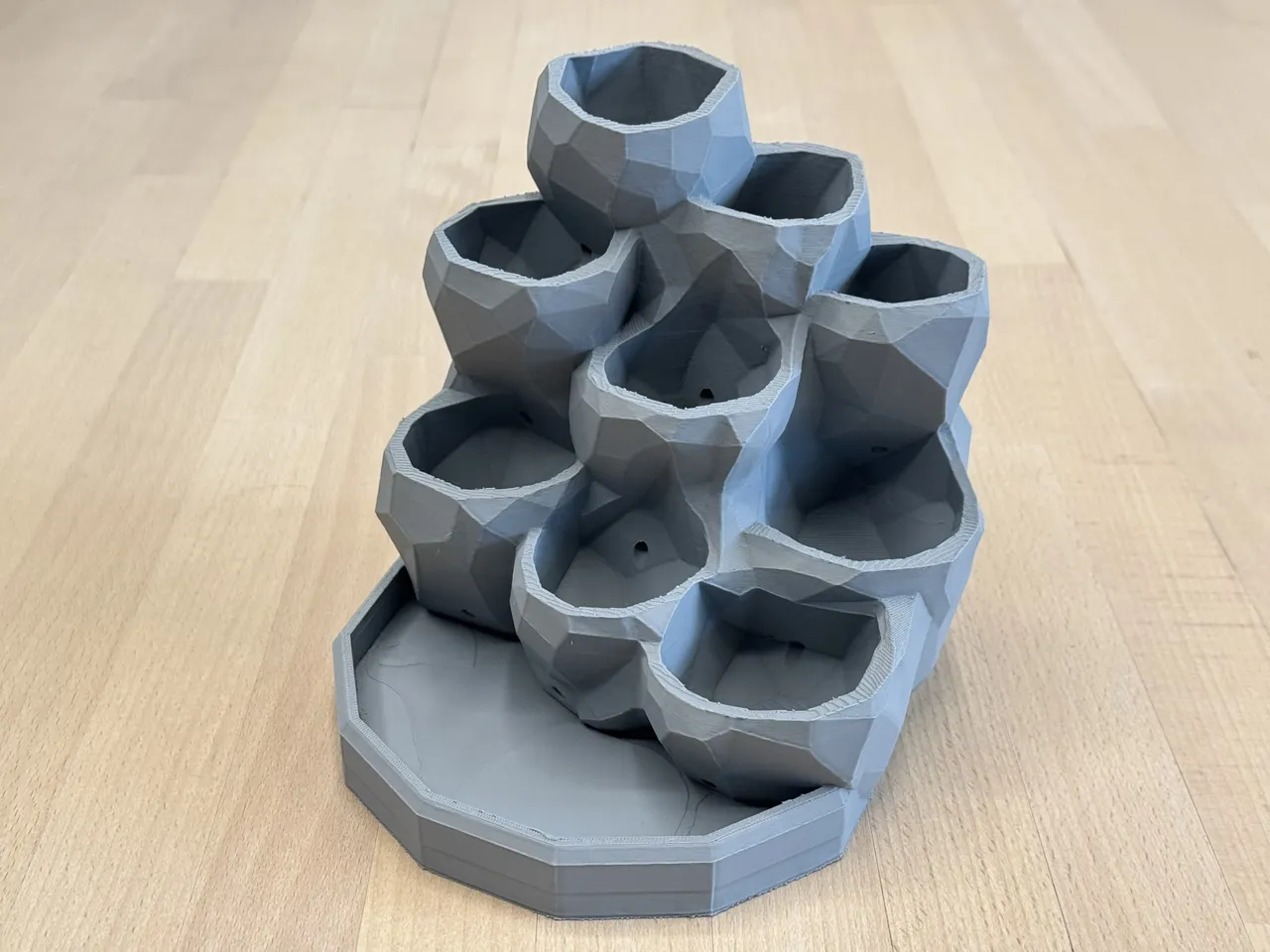Succulent pot - planter - with drainage view 2