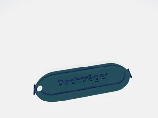 Schlüssel Anhänger für Dachträger