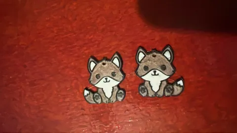 Fox earrings