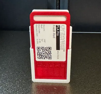 Vertical Filament Swatch Holder