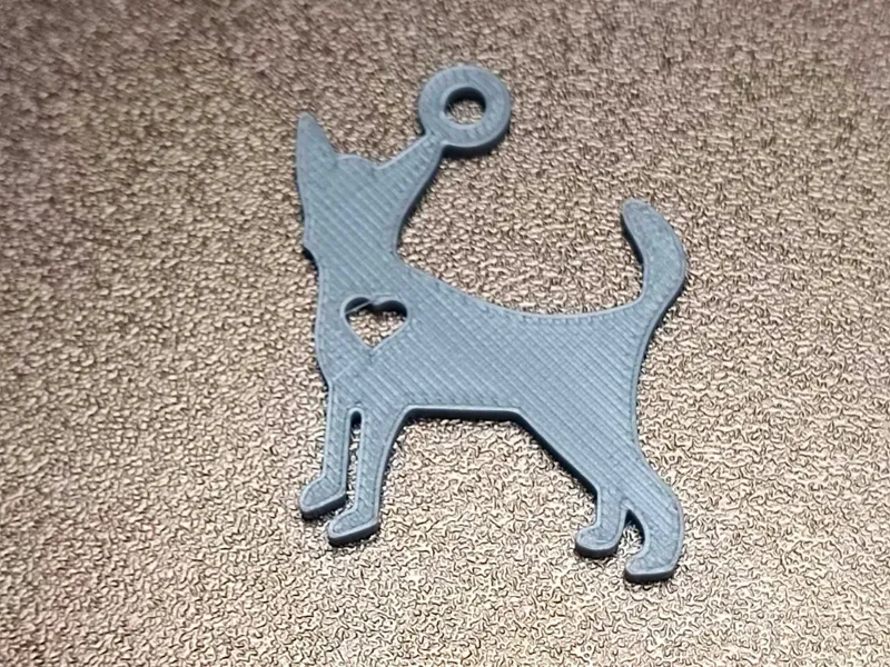 Chihuahua keychain