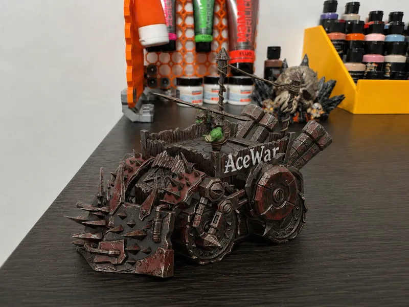 Fantasy War Wagon Miniature