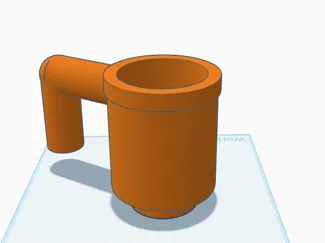 Human Sized Legos Cup