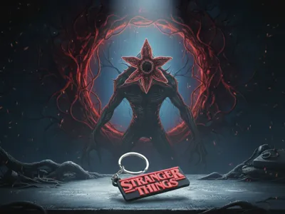 Stranger Things Keychain