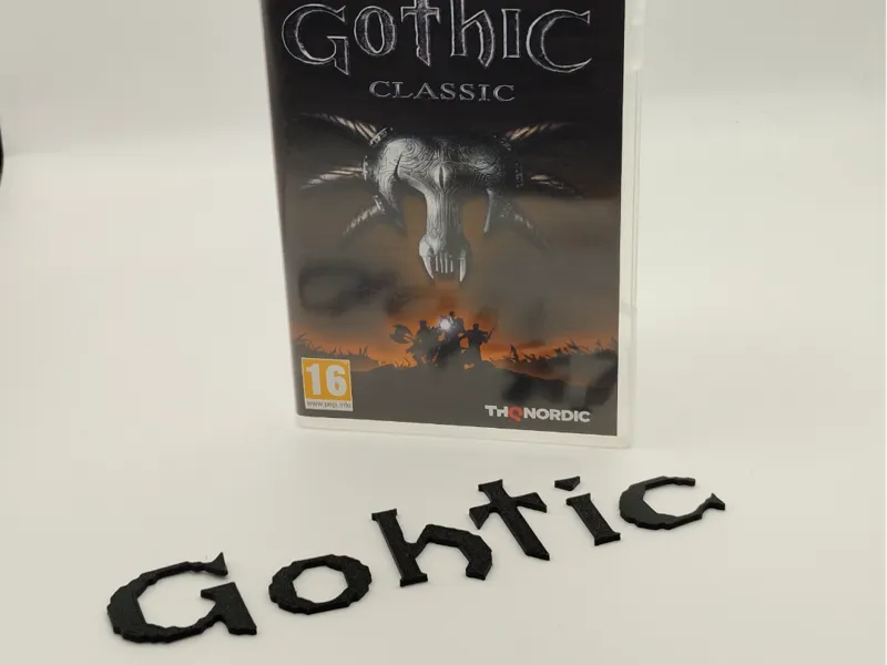 Gothic 1 Schriftzug