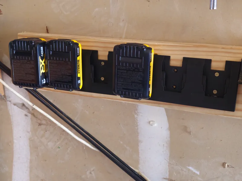 Dewalt Battery Wall Mount - 3 Sizes