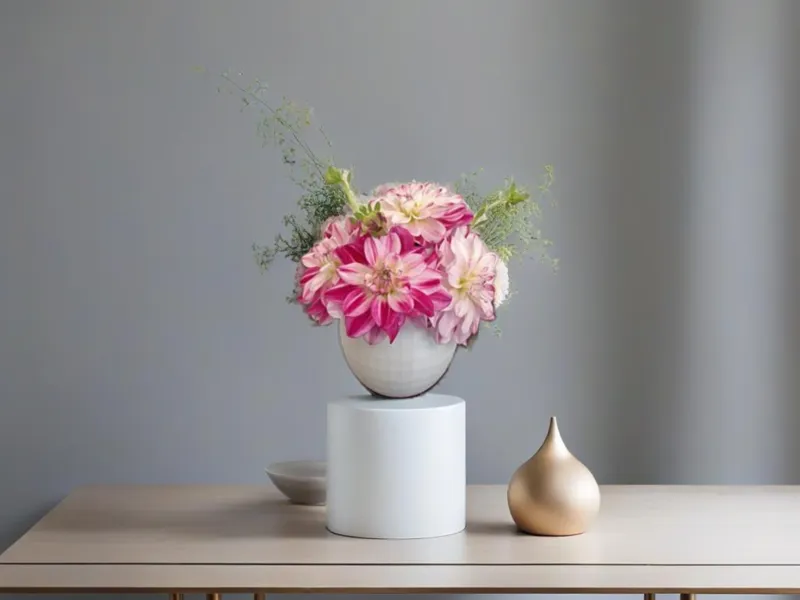 2 inch Circle round vase
