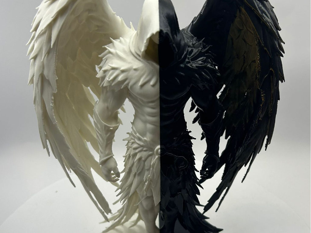 Duality Angel & Demon - Split soul Statue